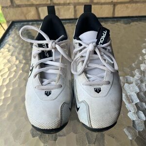 White and Black Athletic Shoes